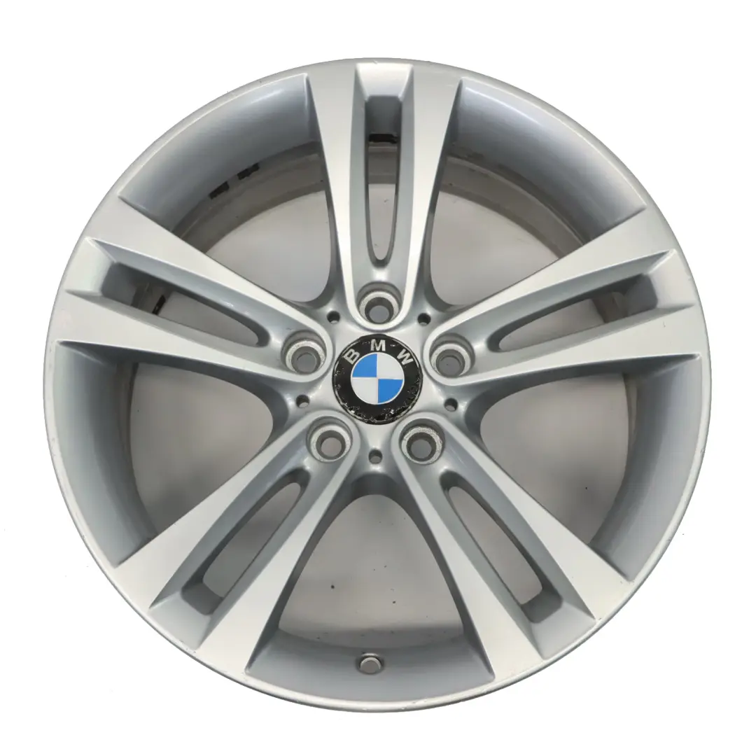 BMW F30 F31 F32 F33 Silver Wheel Alloy Rim 18" Double Spoke 397 ET:34 8J - SKU 6796247-5 - Part number 6796247