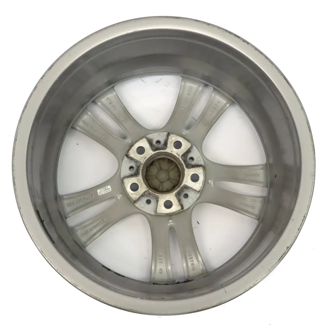 Alloy Rim 18" Double Spoke 397 ET:34 8J to BMW F30 F31 F32 F33 Silver Wheel with Part number 6796247 BMW F30 F31 F32 F33 Silver Wheel Alloy Rim 18" Double Spoke 397 ET:34 8J - SKU 6796247-5 - Part number 6796247