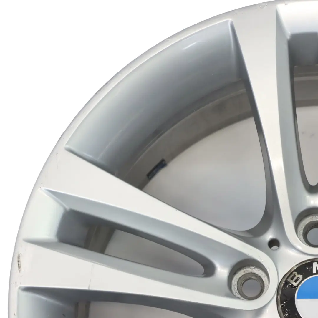 Alloy Rim 18" Double Spoke 397 ET:34 8J to BMW F30 F31 F32 F33 Silver Wheel with Part number 6796247 BMW F30 F31 F32 F33 Silver Wheel Alloy Rim 18" Double Spoke 397 ET:34 8J - SKU 6796247-6 - Part number 6796247