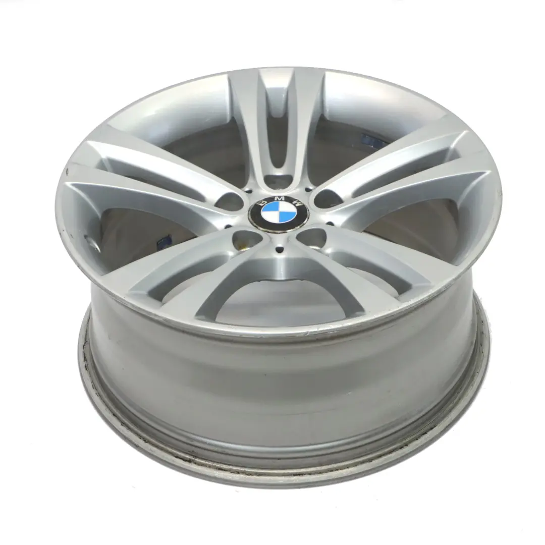 Alloy Rim 18" Double Spoke 397 ET:34 8J to BMW F30 F31 F32 F33 Silver Wheel with Part number 6796247 BMW F30 F31 F32 F33 Silver Wheel Alloy Rim 18" Double Spoke 397 ET:34 8J - SKU 6796247-6 - Part number 6796247