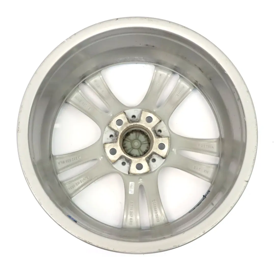 Alloy Rim 18" Double Spoke 397 ET:34 8J to BMW F30 F31 F32 F33 Silver Wheel with Part number 6796247 BMW F30 F31 F32 F33 Silver Wheel Alloy Rim 18" Double Spoke 397 ET:34 8J - SKU 6796247-6 - Part number 6796247