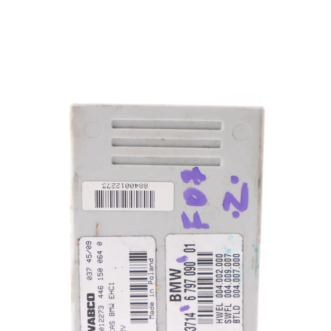 Suspension Control Unit Module to BMW F01 F02 F07 Air with Part number 6797090 BMW F01 F02 F07 Air Suspension Control Unit Module - SKU 6797090 - Part number 6797090