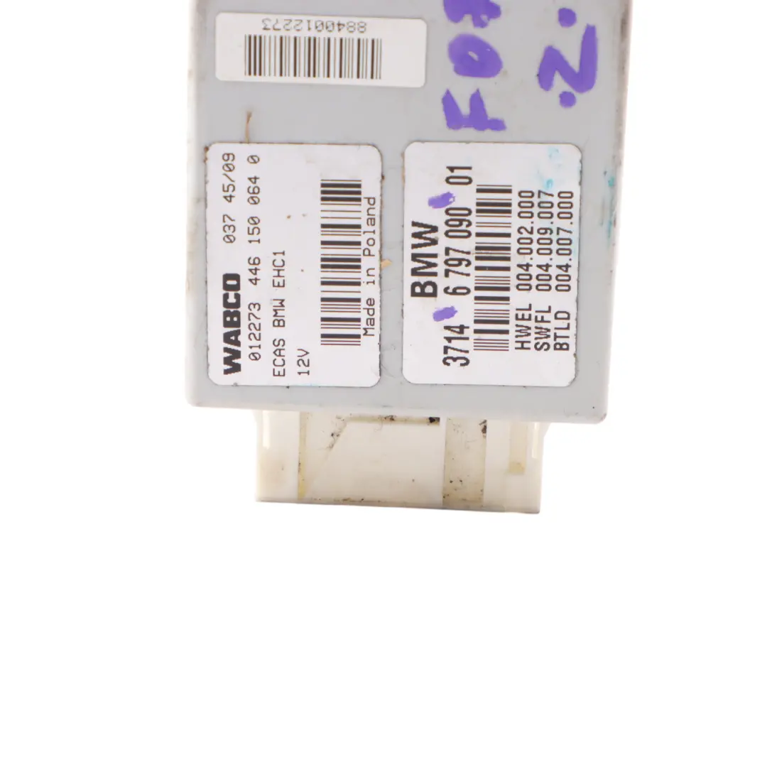 Suspension Control Unit Module to BMW F01 F02 F07 Air with Part number 6797090 BMW F01 F02 F07 Air Suspension Control Unit Module - SKU 6797090 - Part number 6797090