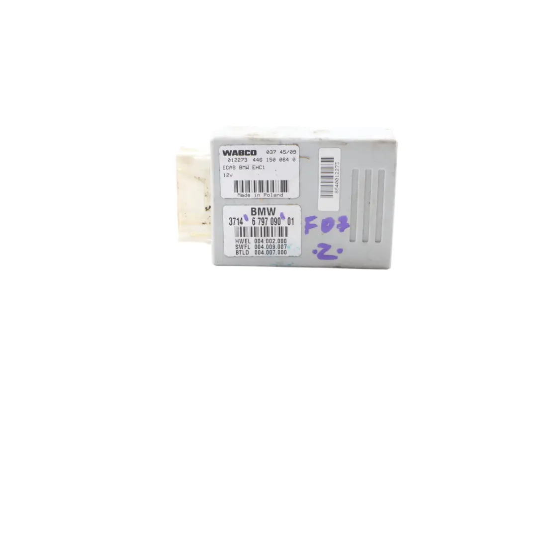 BMW F01 F02 F07 Air Suspension Control Unit Module - SKU 6797090 - Part number 6797090