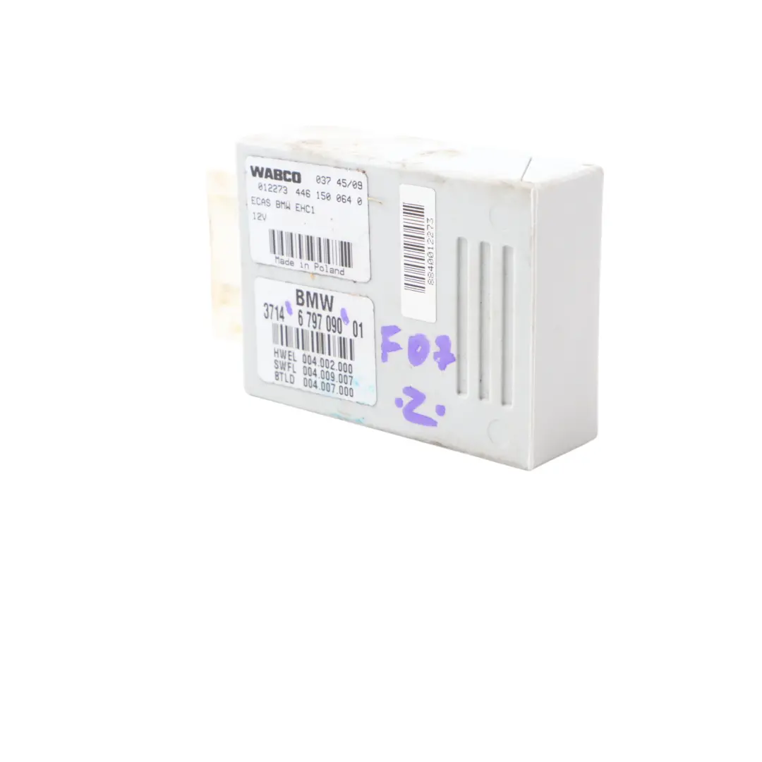 Suspension Control Unit Module to BMW F01 F02 F07 Air with Part number 6797090 BMW F01 F02 F07 Air Suspension Control Unit Module - SKU 6797090 - Part number 6797090