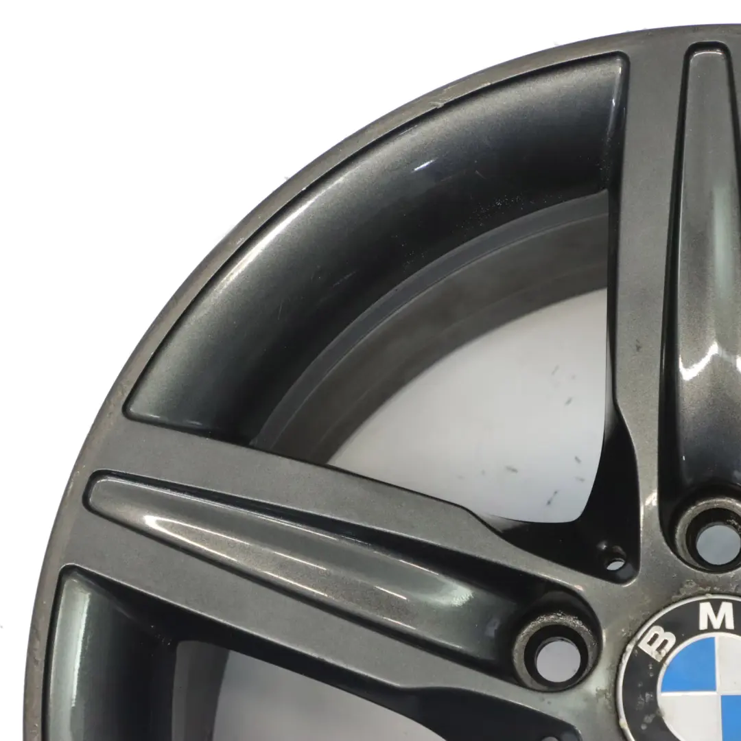 BMW F20 F21 F22 F23 Grey Alloy Wheel Rim 17" Star Spoke 379 ET:43 7,5J - SKU 6850151-9 - Part number 6850151