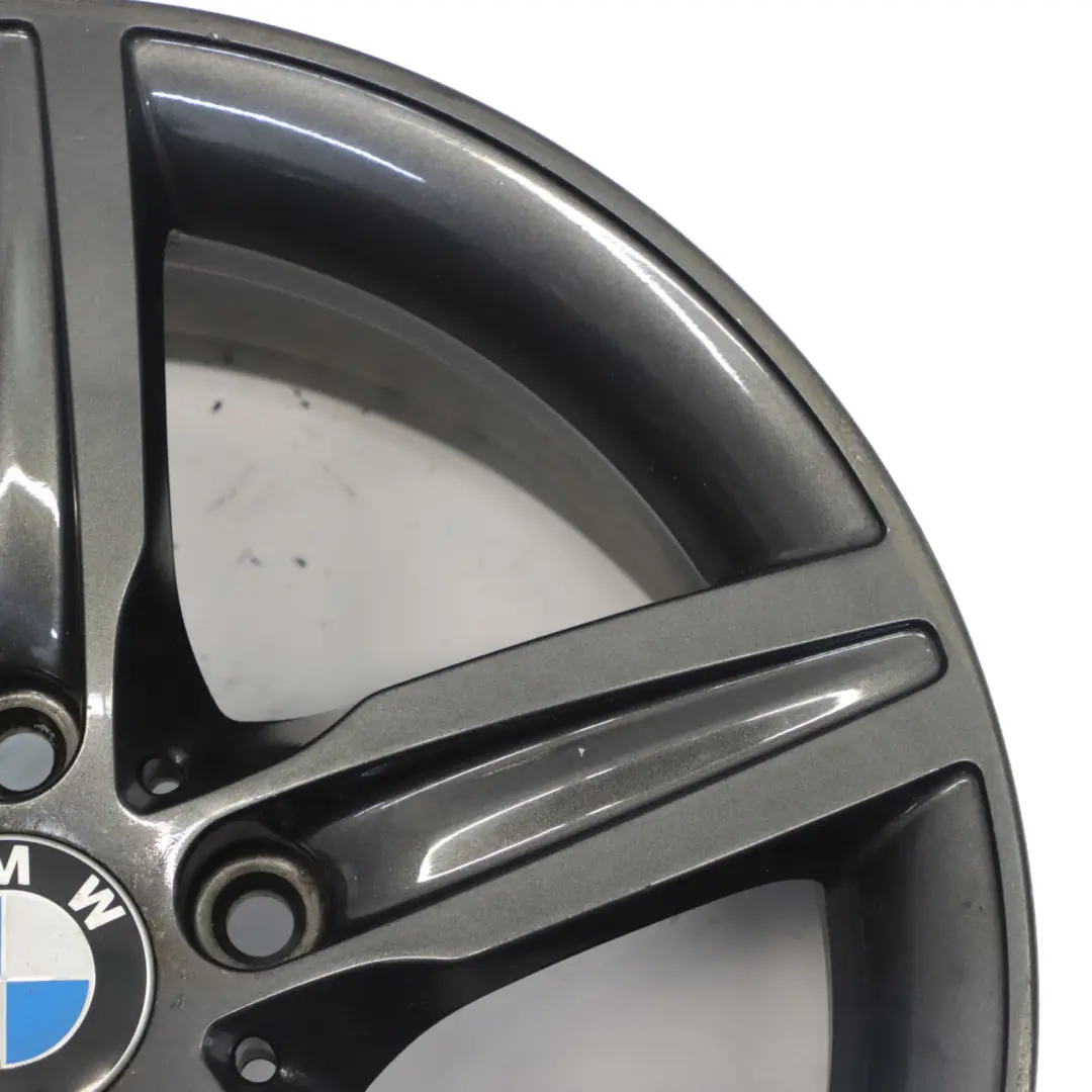 BMW F20 F21 F22 F23 Grey Alloy Wheel Rim 17" Star Spoke 379 ET:43 7,5J - SKU 6850151-9 - Part number 6850151