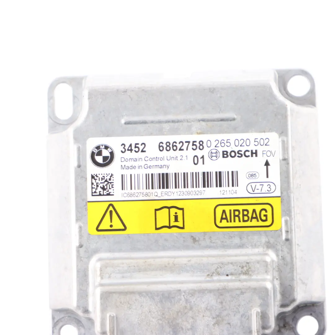 Crush Control Air Module Unit ICM Plus ECU to BMW F21 with Part number 6862758 BMW F21 Crush Control Air Module Unit ICM Plus ECU - SKU 6862758 - Part number 6862758