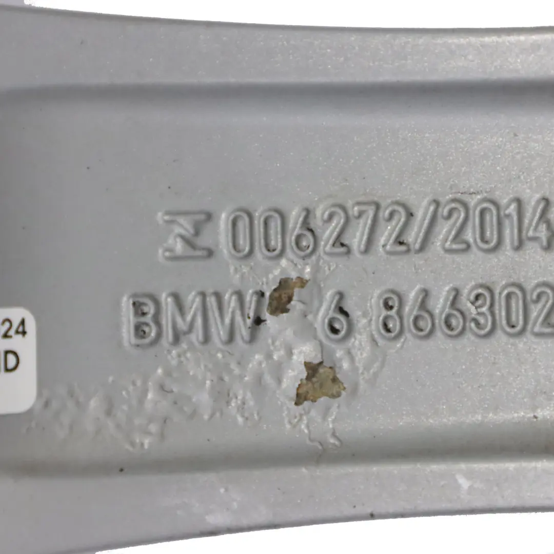 BMW F20 F21 F22 F23 Silver Wheel Alloy Rim 16" ET:40 7J Star Spoke 654 - SKU 6866302-4 - Part number 6866302