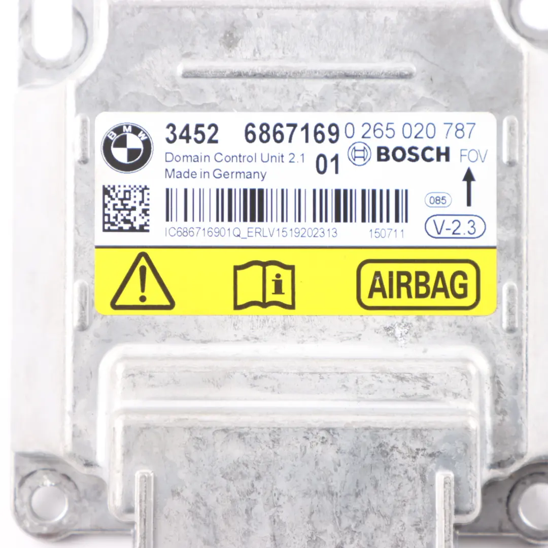  Module D'Air BMW F20 F23 F30 F32 F36 Module Contrôle Domaine ICM Unité - SKU 6867169 - Numéro de pièce 6867169