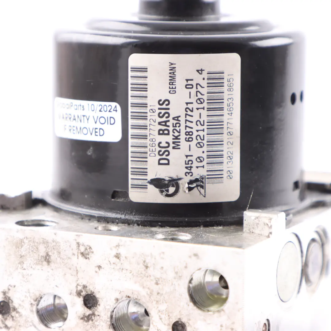 ABS Pump Hydraulic Unit 6877722 to BMW X3 F25 X4 F26 with Part number 6877721 BMW X3 F25 X4 F26 ABS Pump Hydraulic Unit 6877722 - SKU 6877721 - Part number 6877721