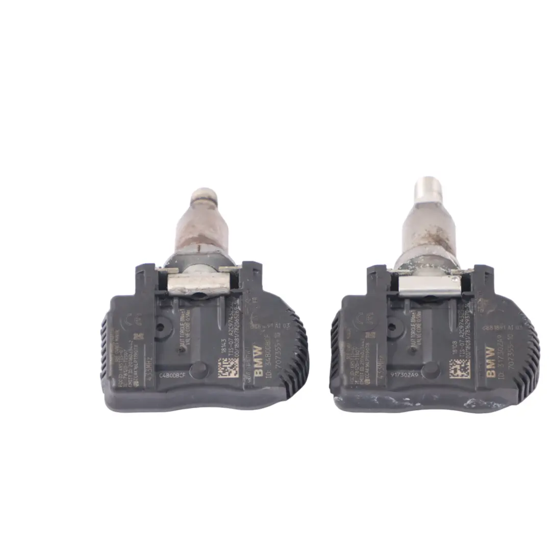 Genuine BMW Tyre Pressure Wheel Module TPMS Sensor RDC 433MHZ Set Of 2 to with Part number 6881891 Genuine BMW Tyre Pressure Wheel Module TPMS Sensor RDC 433MHZ Set Of 2 - SKU 6881891-2 - Part number 6881891