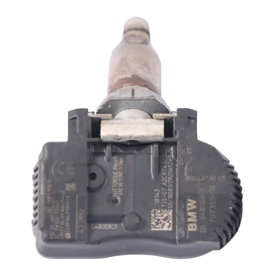 d'origine Pression pneus Module roue TPMS Sensor RDC 433MHZ BMW - SKU 6881891-2 - Numéro de pièce 6881891