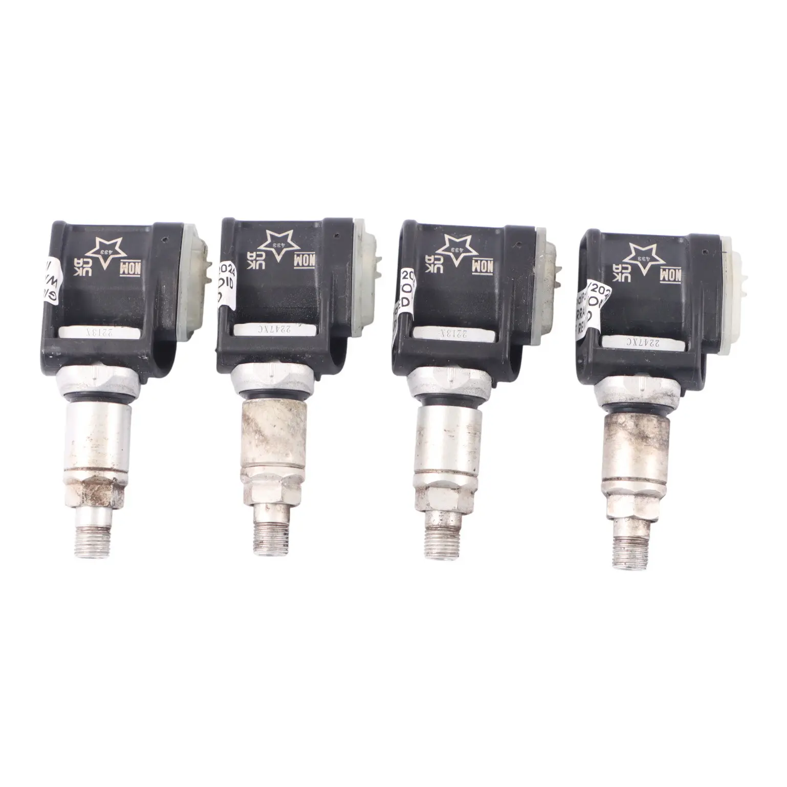 BMW Pressione pneumatici Sensore modulo elettronico ruota RDC 433MHz Kit 6887140