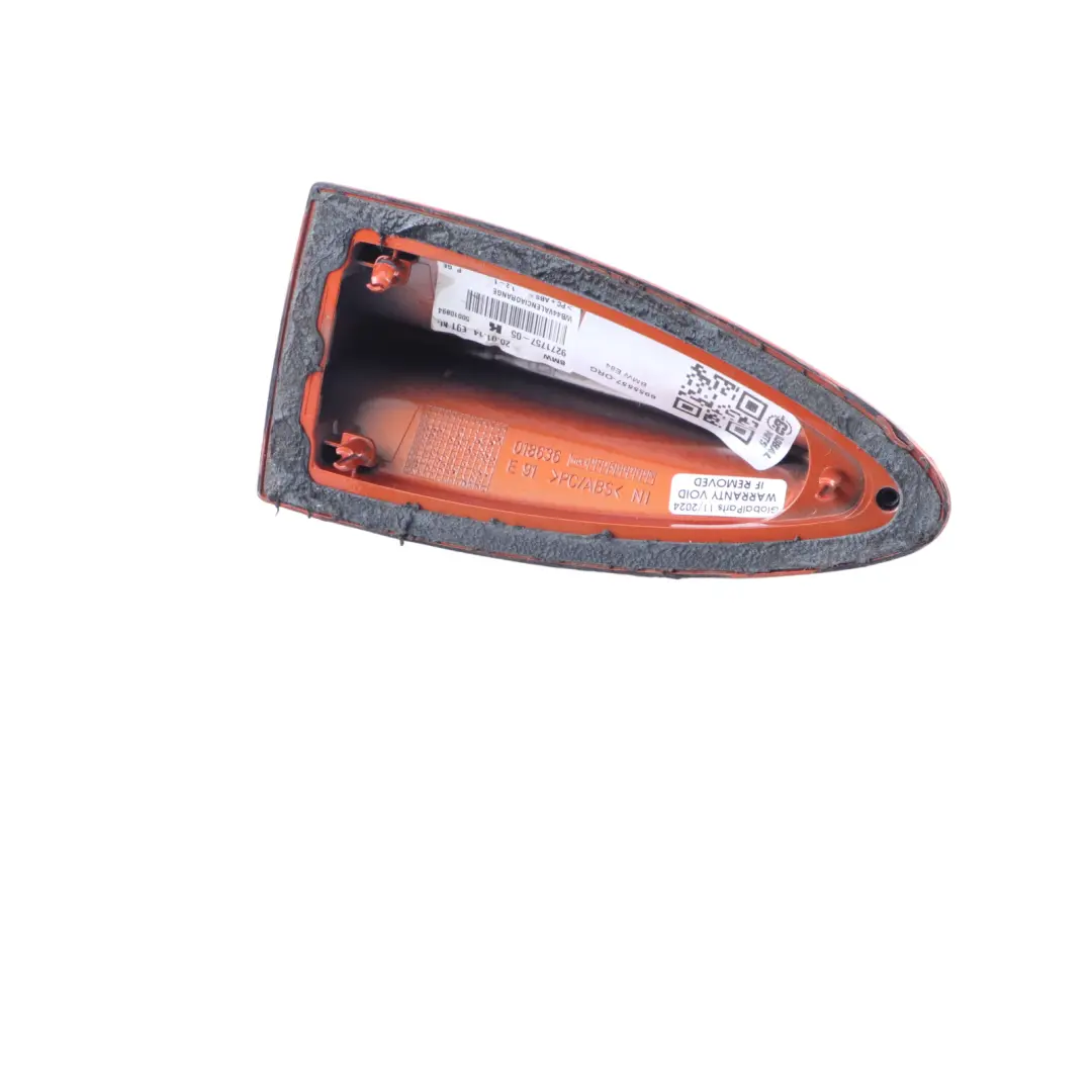 Antenna Cover Shark Aerial Roof Housing Trim Valencia Orange B44 to BMW X1 E84 with Part number 6955557 BMW X1 E84 Antenna Cover Shark Aerial Roof Housing Trim Valencia Orange B44 - SKU 6955557-ORG - Part number 6955557