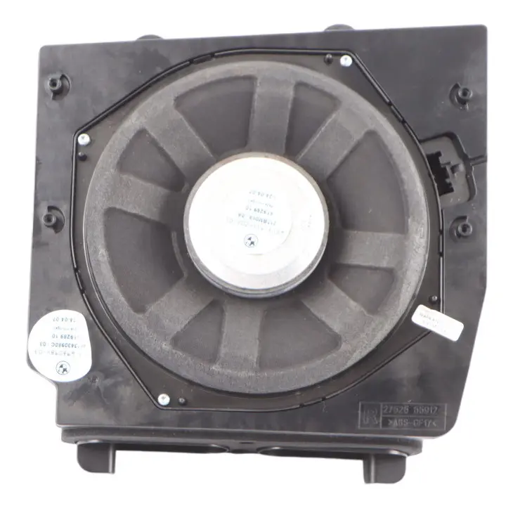 Central Bass Speaker Right O/S Stereo HiFi Audio System to BMW X3 E83 with Part number 6980984 BMW X3 E83 Central Bass Speaker Right O/S Stereo HiFi Audio System - SKU 6980984 - Part number 6980984