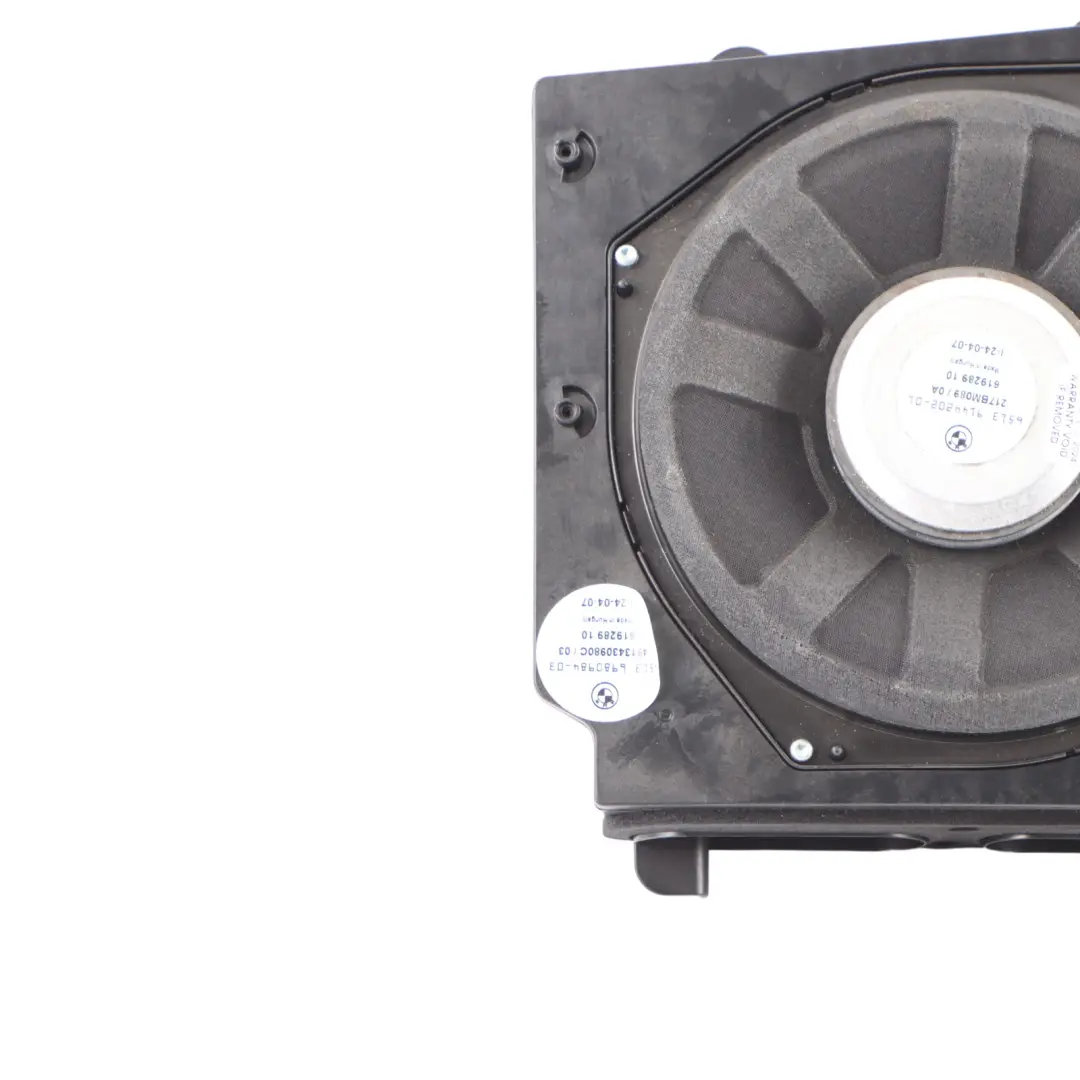 Central Bass Speaker Right O/S Stereo HiFi Audio System to BMW X3 E83 with Part number 6980984 BMW X3 E83 Central Bass Speaker Right O/S Stereo HiFi Audio System - SKU 6980984 - Part number 6980984