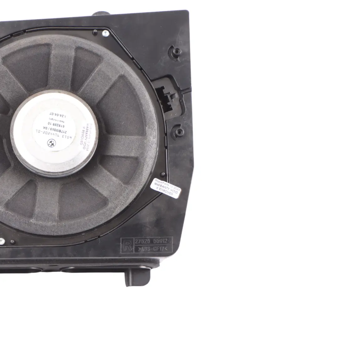 Central Bass Speaker Right O/S Stereo HiFi Audio System to BMW X3 E83 with Part number 6980984 BMW X3 E83 Central Bass Speaker Right O/S Stereo HiFi Audio System - SKU 6980984 - Part number 6980984