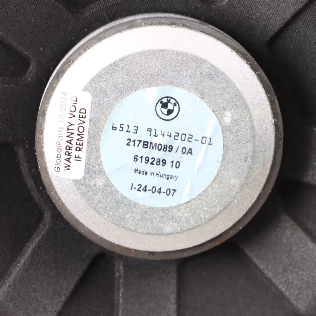 Central Bass Speaker Right O/S Stereo HiFi Audio System to BMW X3 E83 with Part number 6980984 BMW X3 E83 Central Bass Speaker Right O/S Stereo HiFi Audio System - SKU 6980984 - Part number 6980984