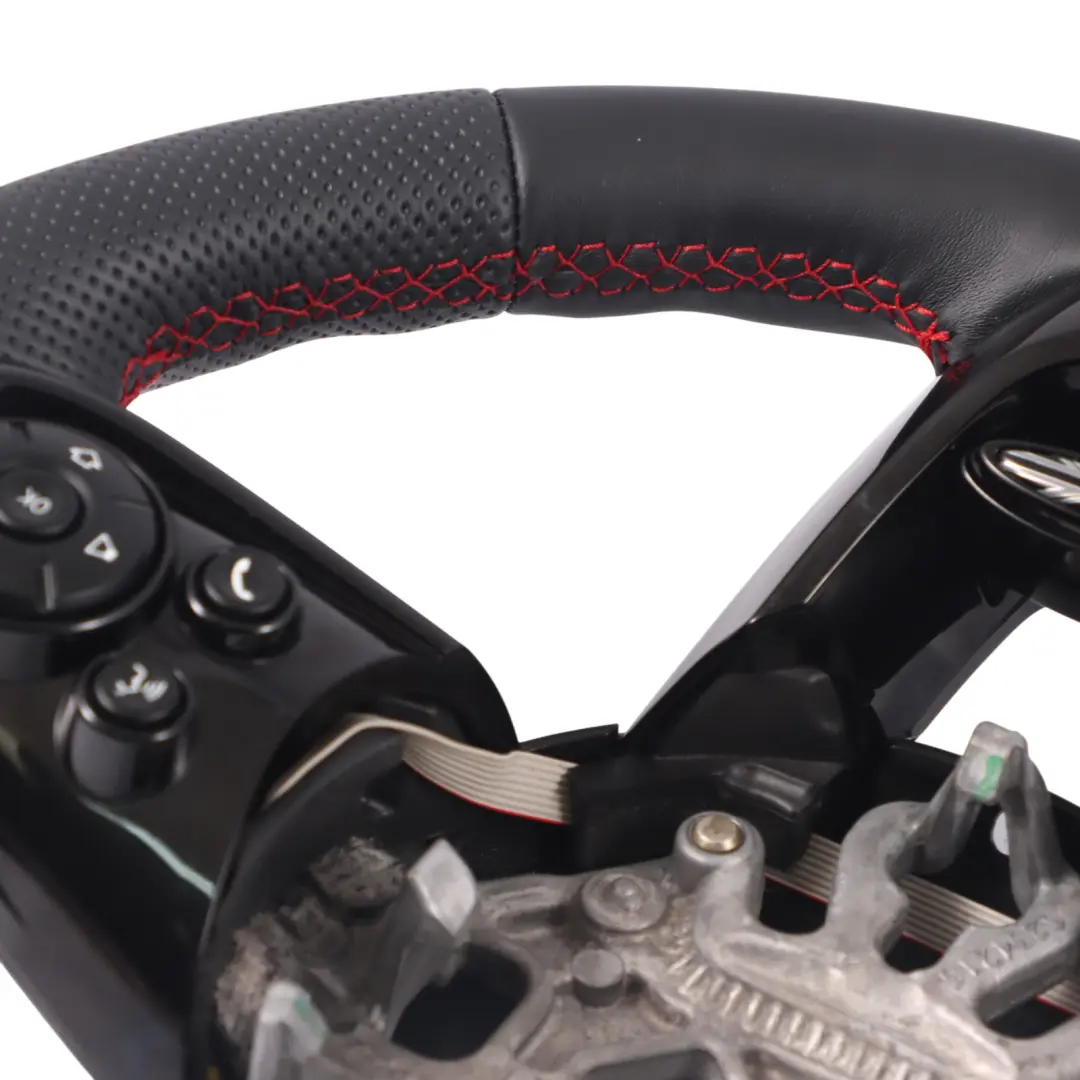 Mini Cooper F54 F55 F56 F60 NEU Schwarzes Leder Sport Lenkrad Rotes Gewinde - SKU 6996047-3 - Teilenummer 6996047