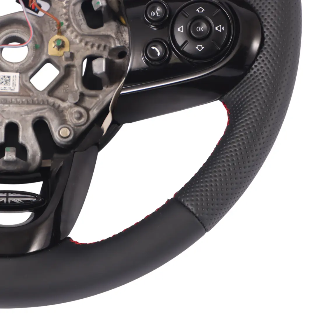 Mini Cooper F54 F55 F56 F60 NUOVO Volante Sportivo in Pelle Nera Filo Rosso - SKU 6996047-3 - Numero di parte 6996047