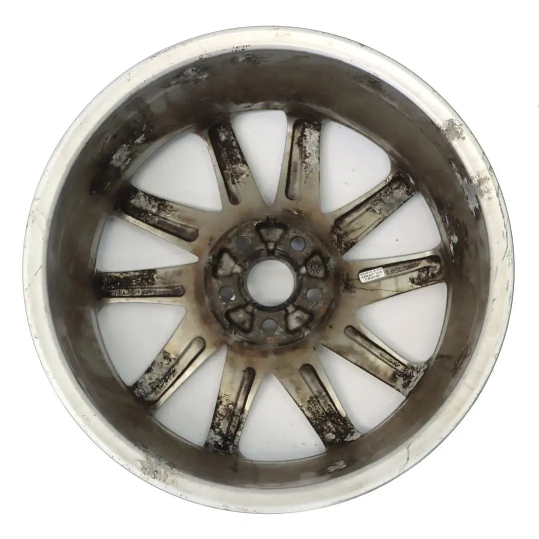 Seat Ibiza Mk4 6J Argento Cerchio in lega 17" 10 Raggi 7J ET:43 - SKU 6J0601025P-1 - Numero di parte 6J0601025P