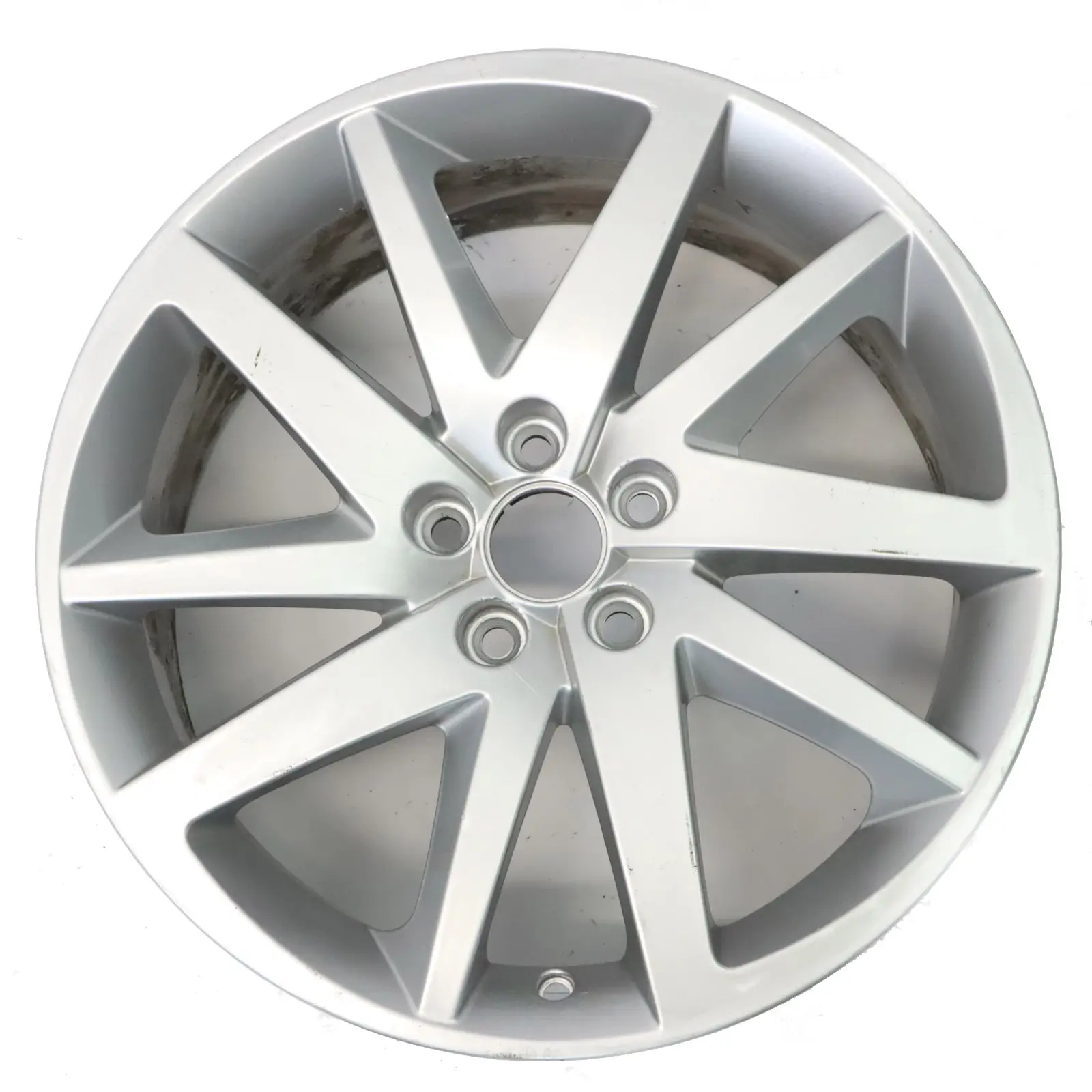 Seat Ibiza Mk4 6J Argento Cerchio in lega 17" 10 Raggi 7J ET:43 6J0601025P