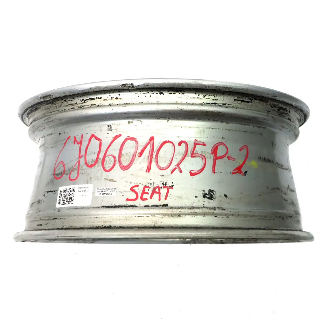 Seat Ibiza Mk4 6J Silver Wheel Alloy 17" 10 Spoke 7J ET:43 - SKU 6J0601025P-2 - Part number 6J0601025P