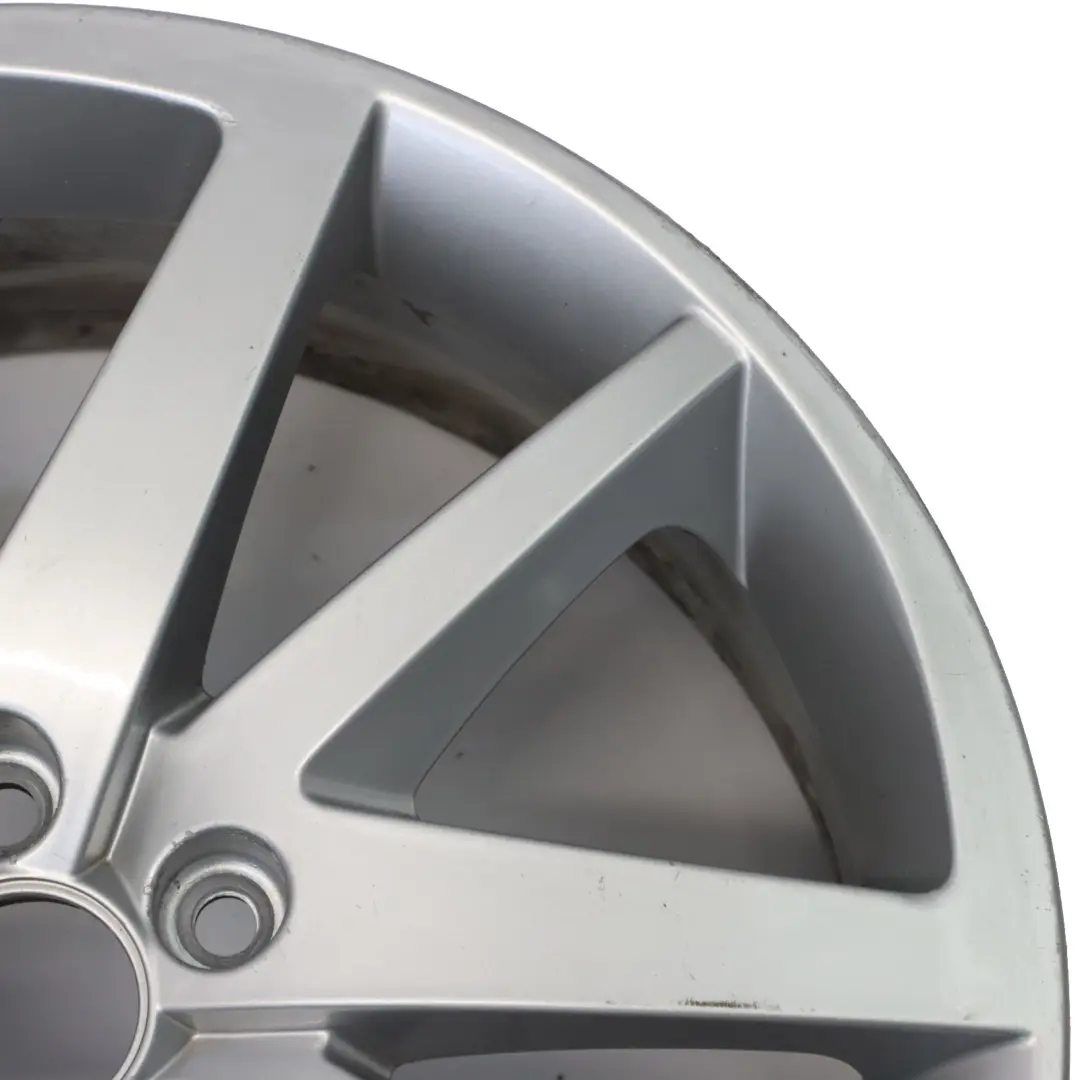 Seat Ibiza Mk4 6J Silberne Leichtmetallfelge 17" 10 Speichen 7J ET:43 - SKU 6J0601025P-2 - Teilenummer 6J0601025P