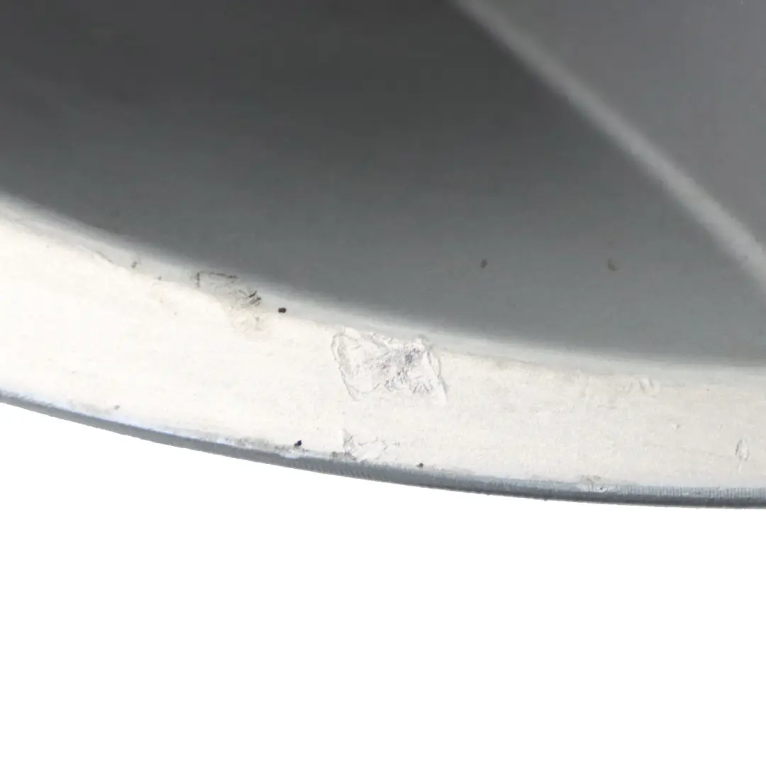 Seat Ibiza Mk4 6J Llanta de aleación plateada 17" 10 radios 7J ET:43 - SKU 6J0601025P-2 - Número de pieza 6J0601025P