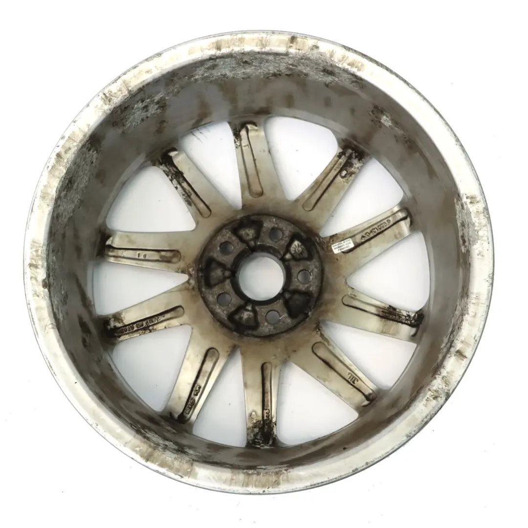 Seat Ibiza Mk4 6J Silver Wheel Alloy 17" 10 Spoke 7J ET:43 - SKU 6J0601025P-2 - Part number 6J0601025P