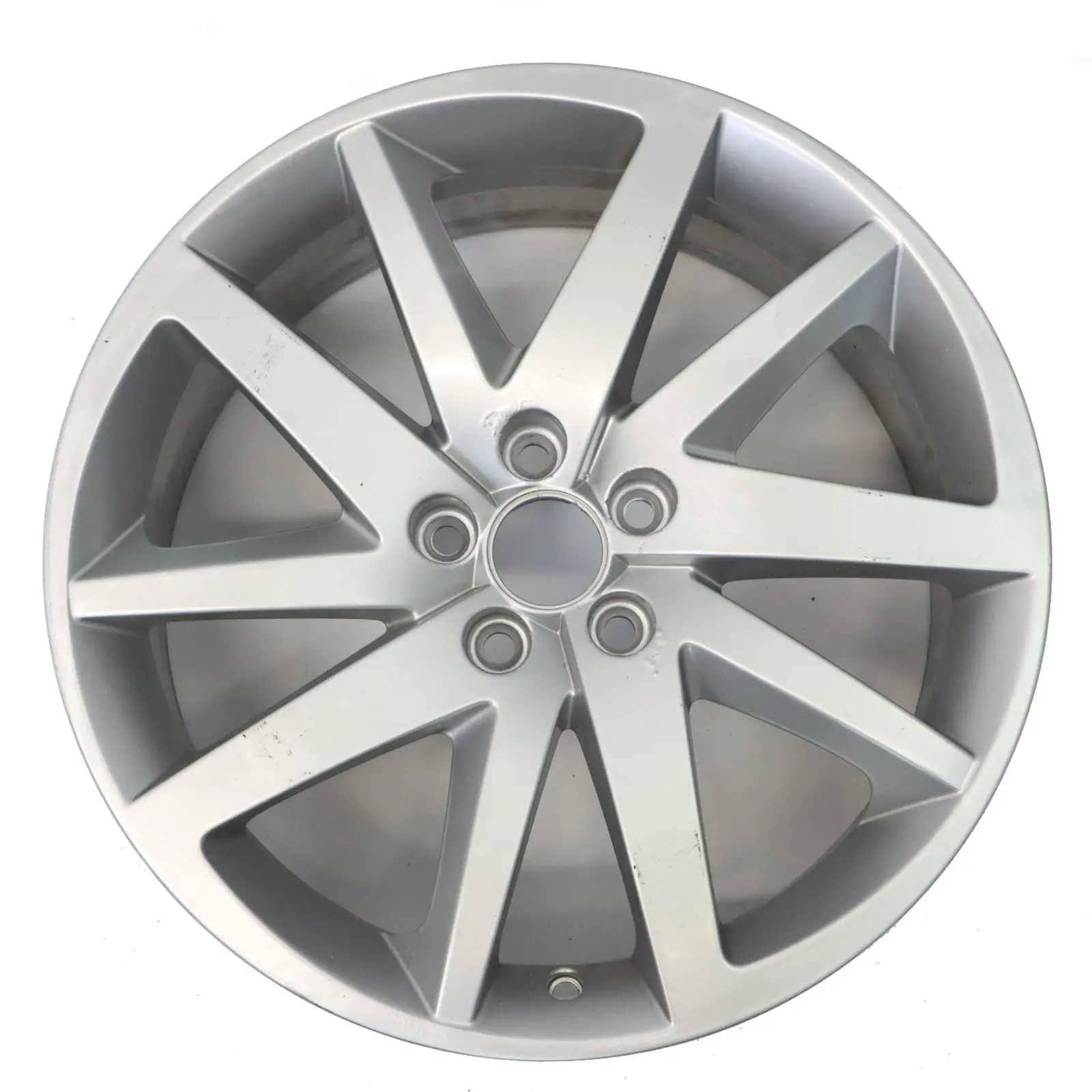 Seat Ibiza Mk4 6J Silver Wheel Alloy 17" 10 Spoke 7J ET:43 6J0601025P