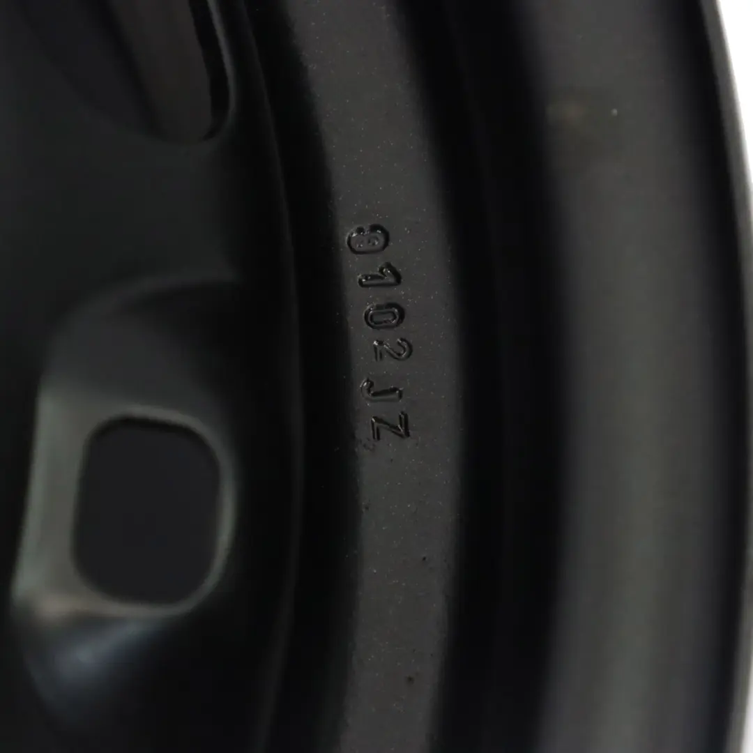 VW Volkswagen Polo Fox Cerchio in Acciaio Nero 14" 8J ET:43 - SKU 6Q0601027P - Numero di parte 6Q0601027P