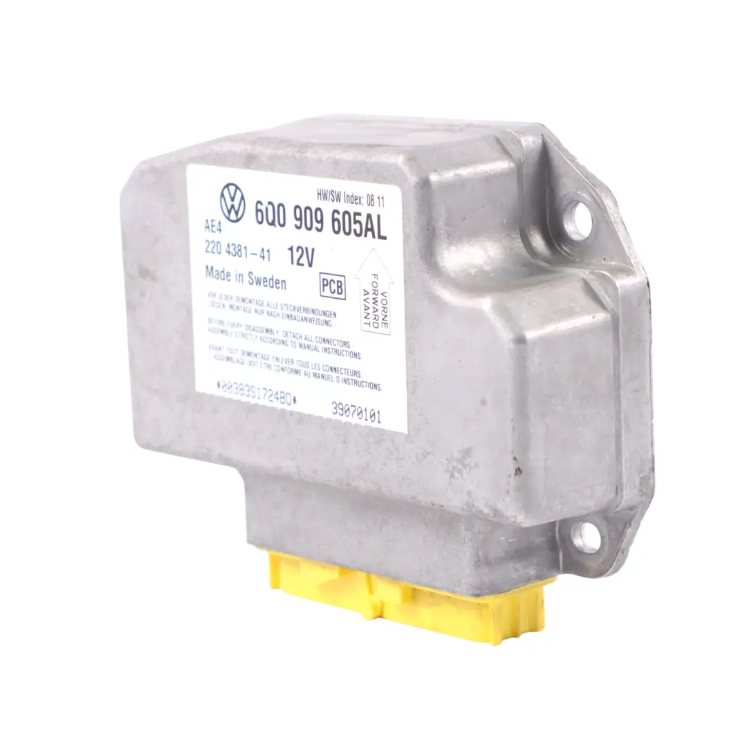 Volkswagen New Beetle Module d'air Unité de contrôle Capteur ECU - SKU 6Q0909605AL - Numéro de pièce 6Q0909605AL