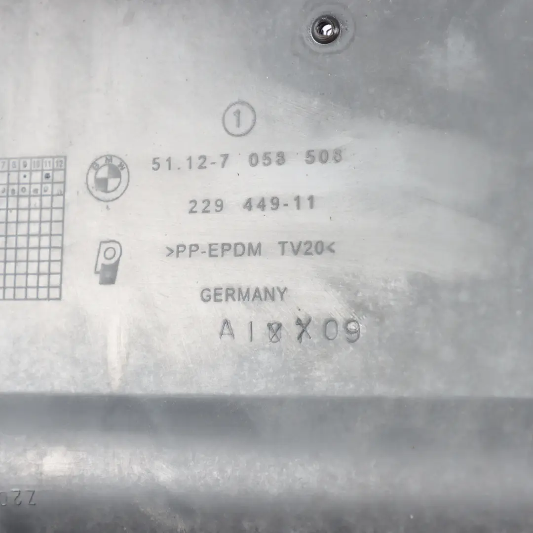 Bumper Lower Diffuser Trim Panel Covering to BMW E87 Rear with Part number 7058508 BMW E87 Rear Bumper Lower Diffuser Trim Panel Covering - SKU 7058508-1 - Part number 7058508