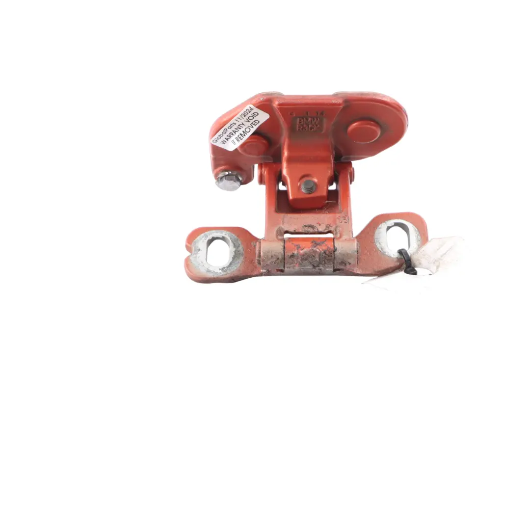 Trunk Hinge Right O/S Valencia Orange Metallic B44 7060625 to BMW E84 Rear Tailgate with Part number 7060626 BMW E84 Rear Tailgate Trunk Hinge Right O/S Valencia Orange Metallic B44 7060625 - SKU 7060626-ORG - Part number 7060626