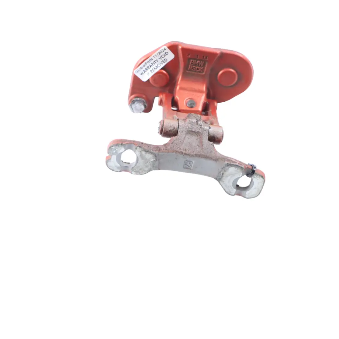 Trunk Hinge Right O/S Valencia Orange Metallic B44 7060625 to BMW E84 Rear Tailgate with Part number 7060626 BMW E84 Rear Tailgate Trunk Hinge Right O/S Valencia Orange Metallic B44 7060625 - SKU 7060626-ORG - Part number 7060626