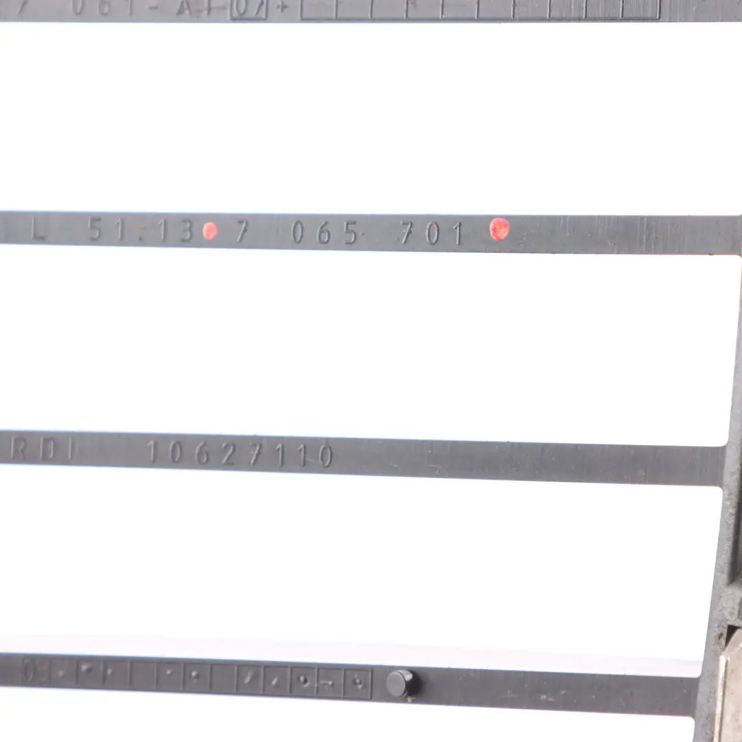 Front Grille BMW E60 E61 Kidney Bumper Cover Left N/S Chrome to with Part number 7065701 Front Grille BMW E60 E61 Kidney Bumper Cover Left N/S Chrome - SKU 7065701-1 - Part number 7065701