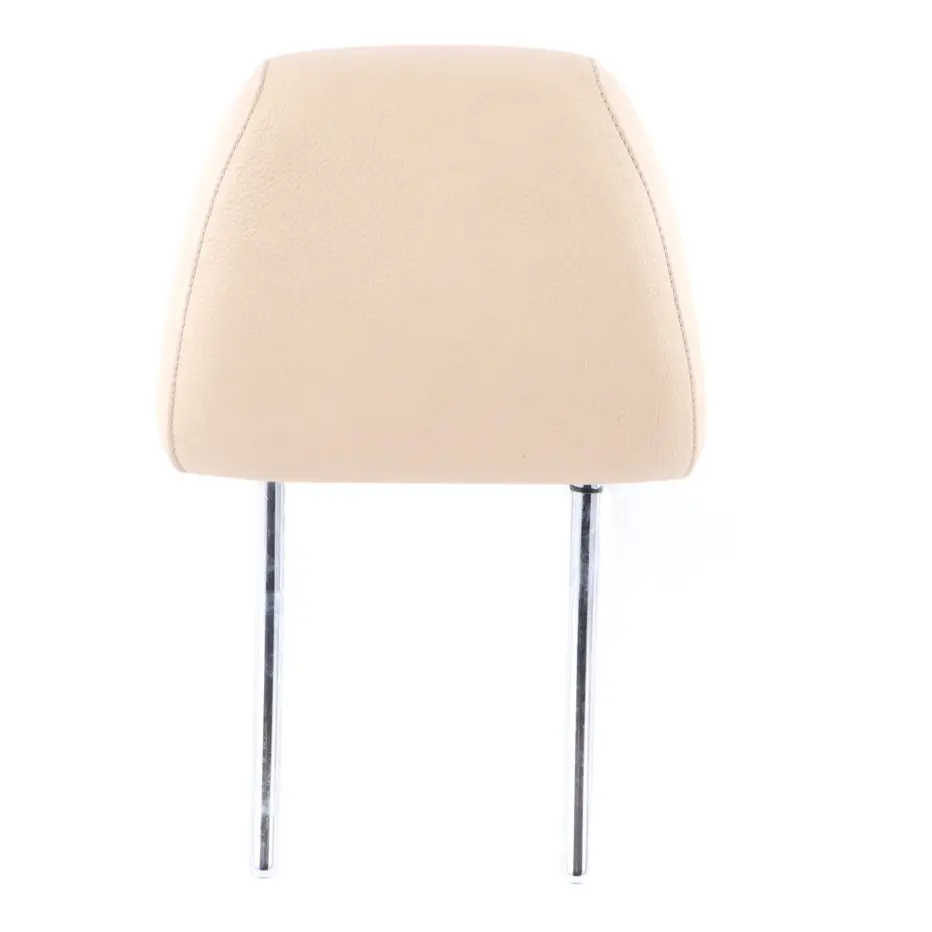 BMW E60 E61 Front Seat Head Rest Left Right N/O/S Leather Beige - SKU 7076664 - Part number 7076664