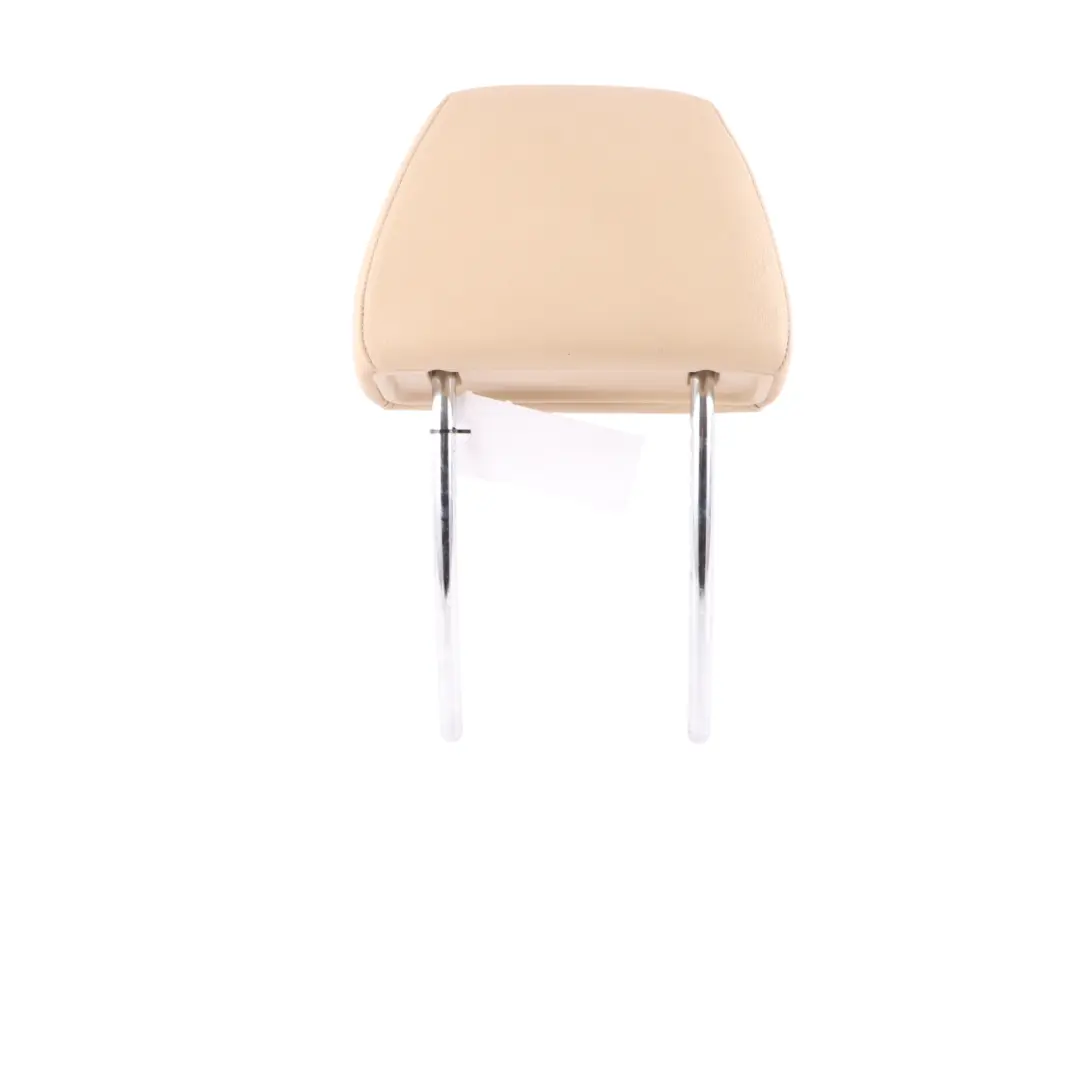 BMW E60 E61 Front Seat Head Rest Left Right N/O/S Leather Beige - SKU 7076664 - Part number 7076664
