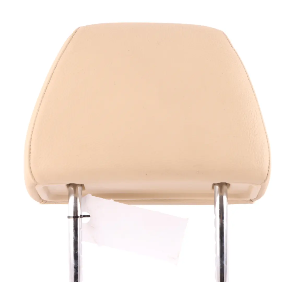 Front Seat Head Rest Left Right N/O/S Leather Beige to BMW E60 E61 with Part number 7076664 BMW E60 E61 Front Seat Head Rest Left Right N/O/S Leather Beige - SKU 7076664 - Part number 7076664