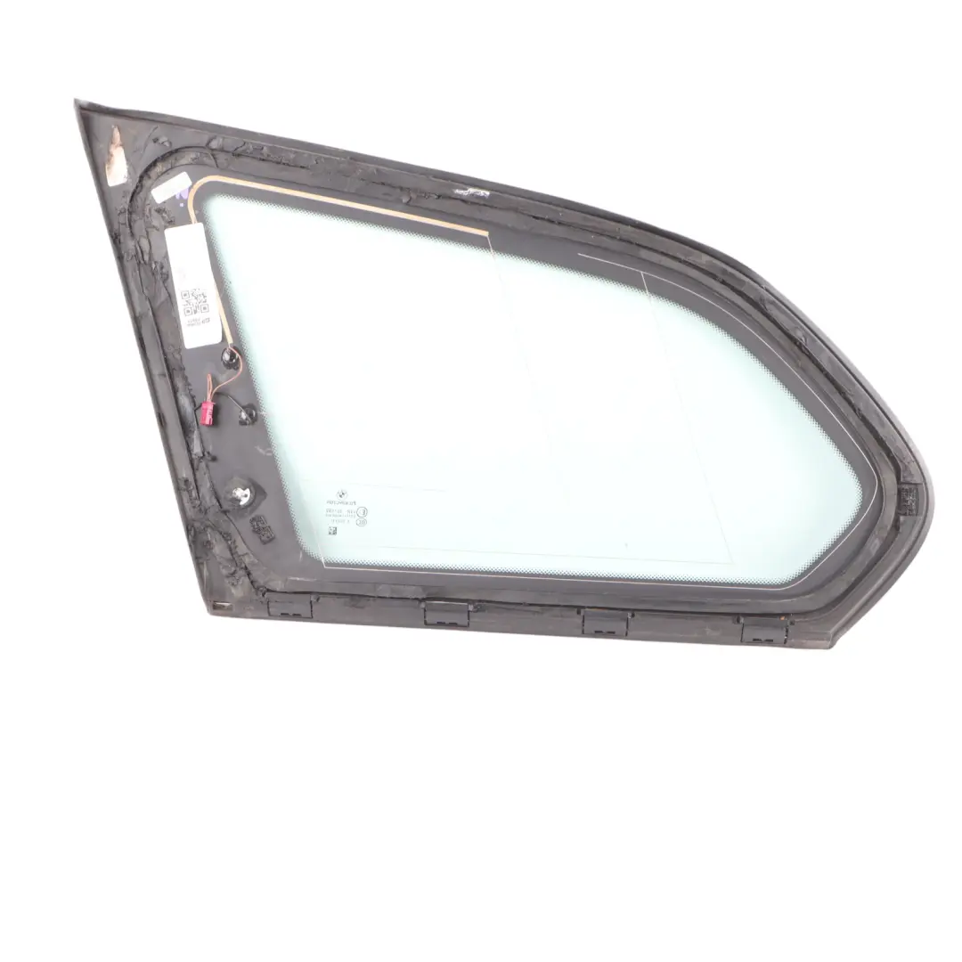BMW E91 Touring Side Window Glass Green AS2 Glazing Rear Right O/S Chrome - SKU 7130368-1 - Part number 7130368