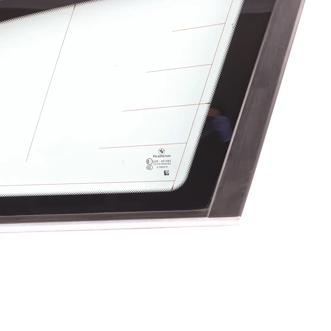 BMW E91 Touring Side Window Glass Green AS2 Glazing Rear Right O/S Chrome - SKU 7130368-1 - Part number 7130368
