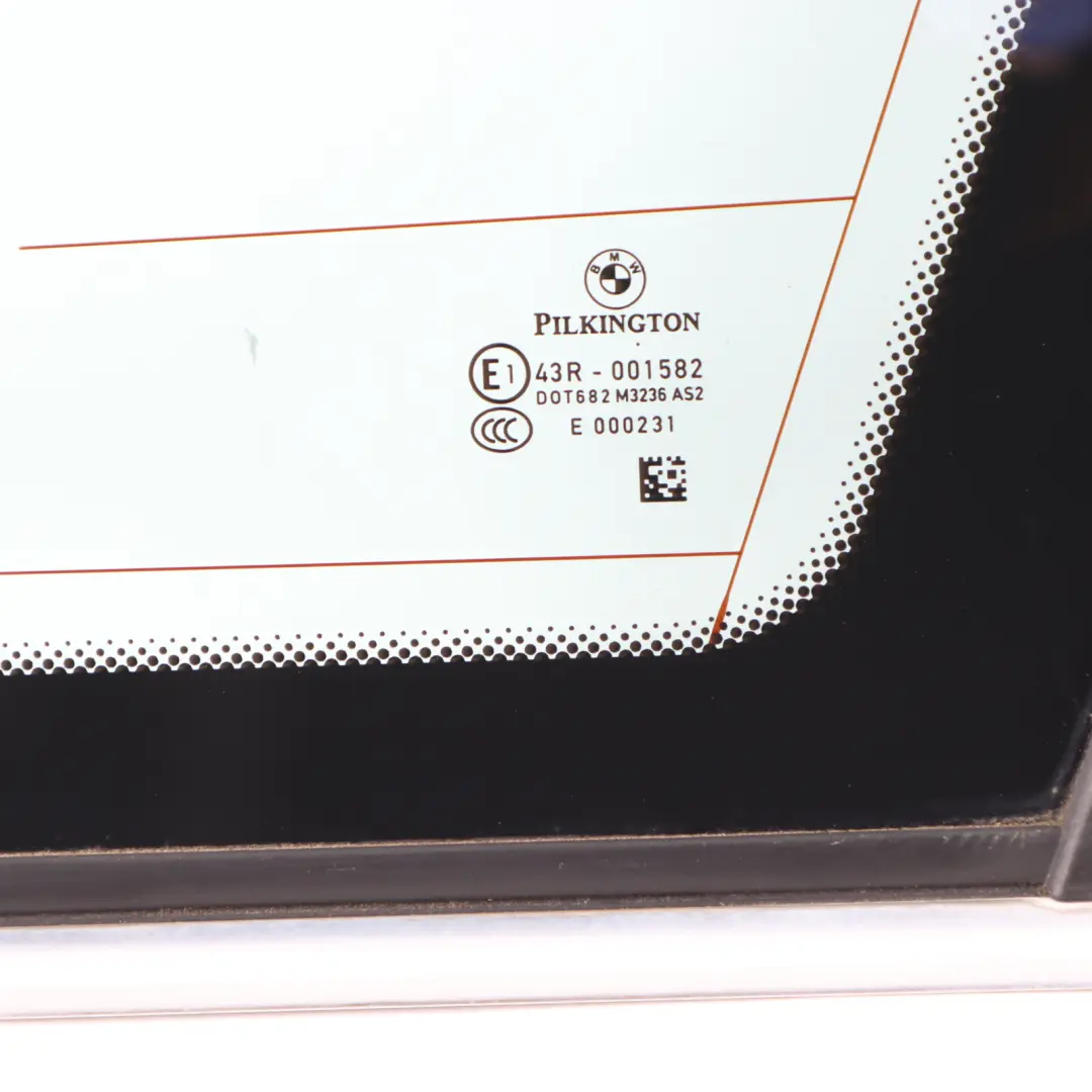 BMW E91 Touring Side Window Glass Green AS2 Glazing Rear Right O/S Chrome - SKU 7130368-1 - Part number 7130368