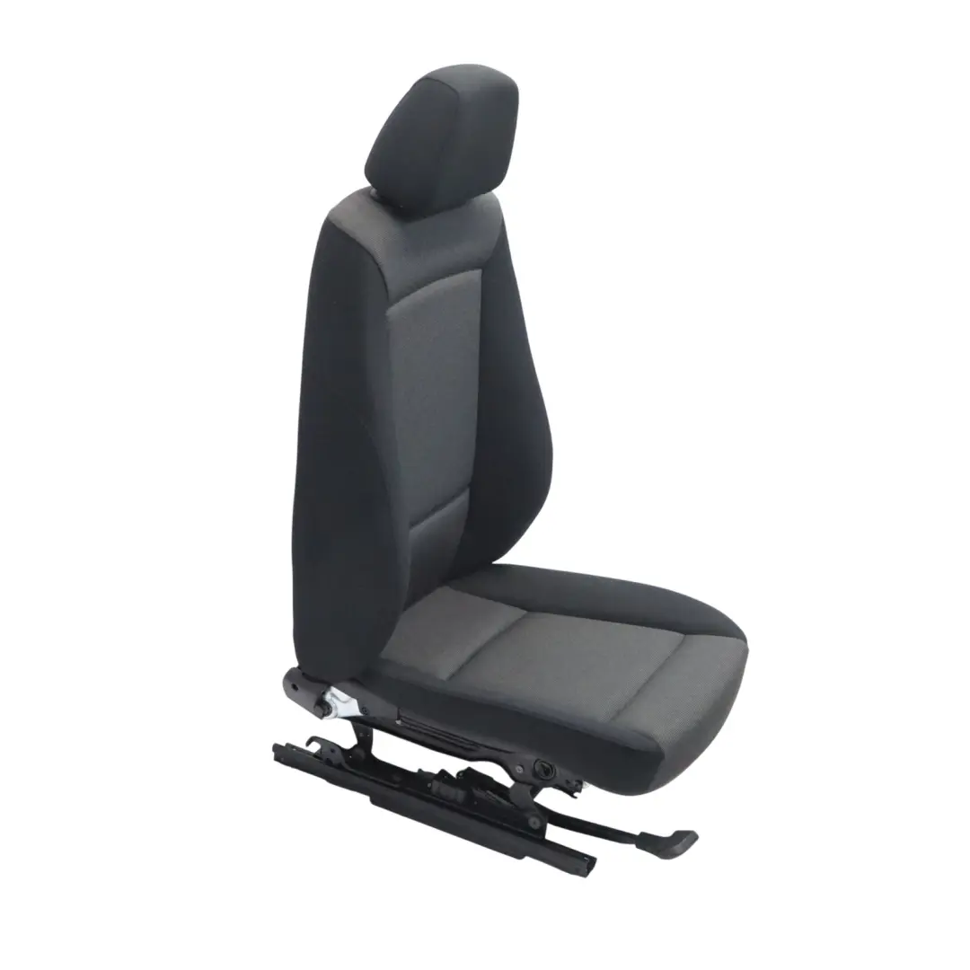 Front Seat Left N/S Cloth Fabric Interior Moire Anthracite to BMW E87 with Part number 7130763 BMW E87 Front Seat Left N/S Cloth Fabric Interior Moire Anthracite - SKU 7130763-4 - Part number 7130763