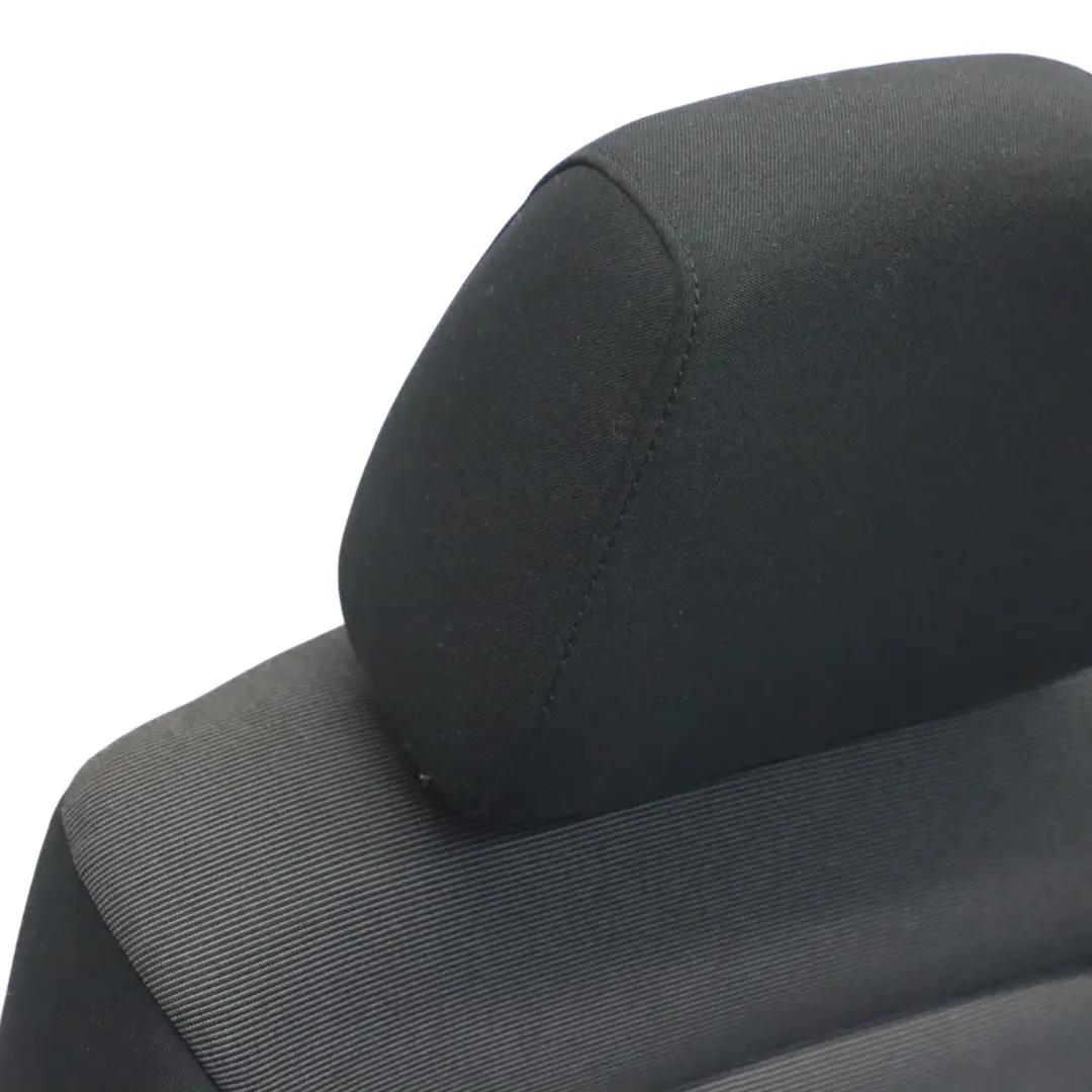 Front Seat Left N/S Cloth Fabric Interior Moire Anthracite to BMW E87 with Part number 7130763 BMW E87 Front Seat Left N/S Cloth Fabric Interior Moire Anthracite - SKU 7130763-4 - Part number 7130763