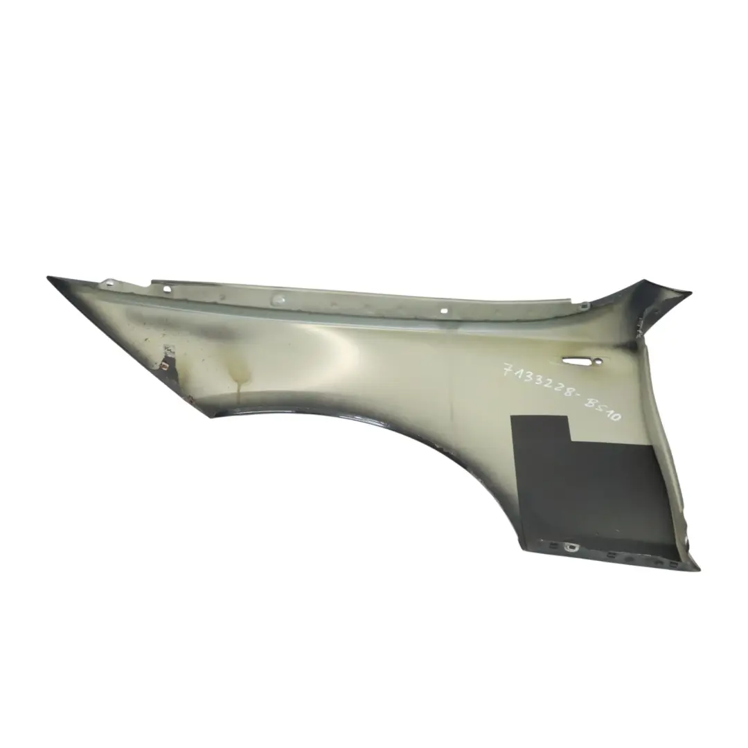 BMW E81 E87 Pannello laterale parafango ala anteriore destra Black Sapphire 475 - SKU 7133228-BS10 - Numero di parte 7133228
