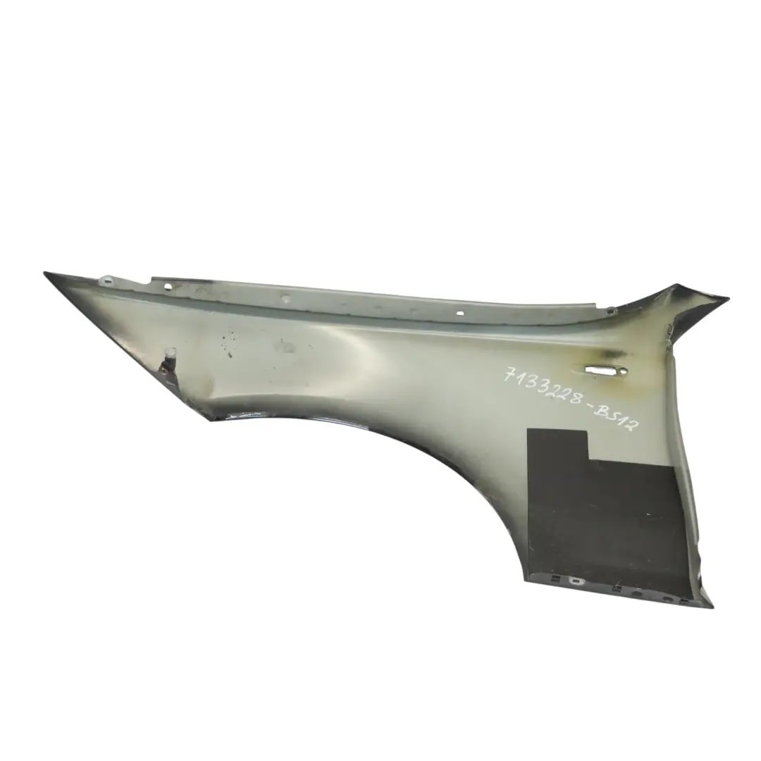 BMW E81 E87 Pannello laterale parafango ala anteriore destra Black Sapphire 475 - SKU 7133228-BS12 - Numero di parte 7133228