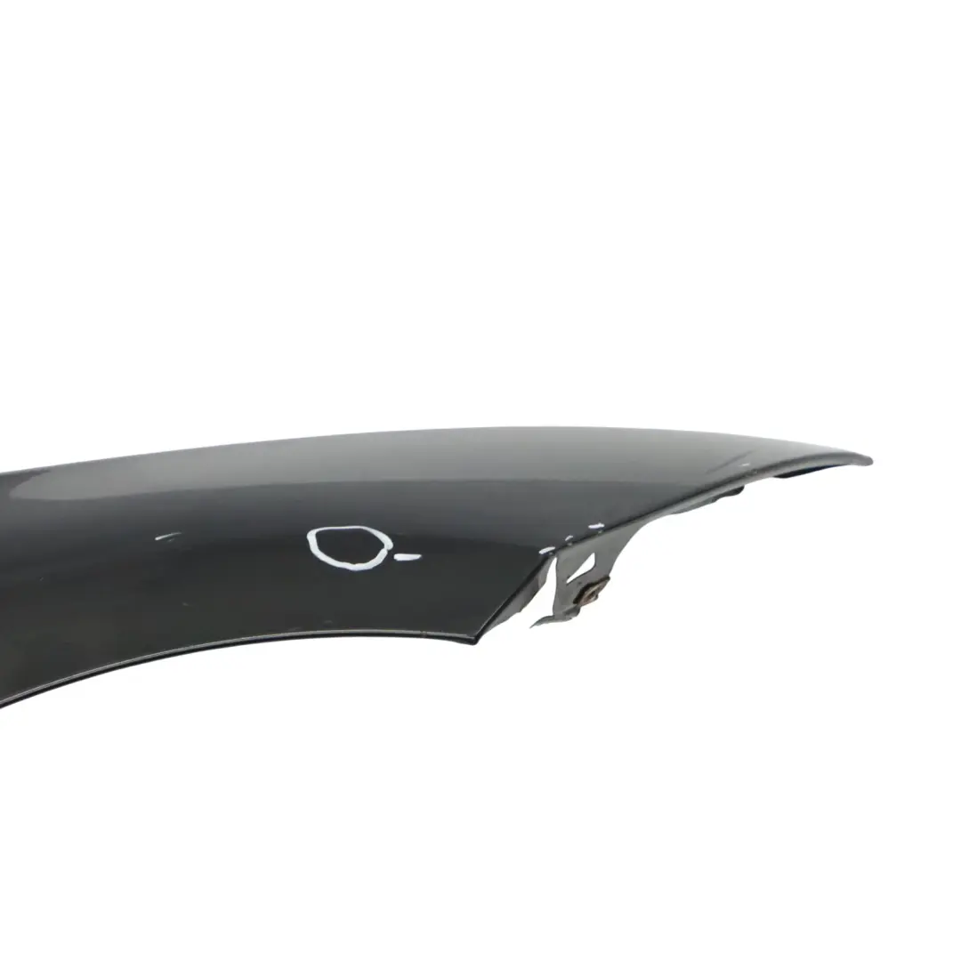 BMW E81 E87 Panneau latéral de l'aile avant droite Black Sapphire - 475 - SKU 7133228-BS12 - Numéro de pièce 7133228