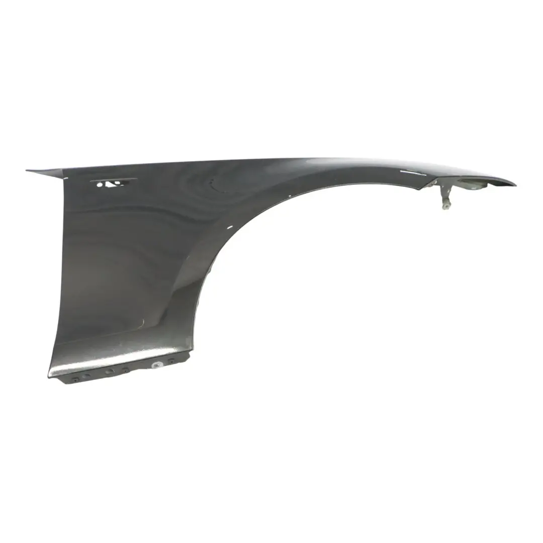 BMW E81 E87 Side Panel Fender Wing Front Right O/S Black Sapphire - 475 - SKU 7133228-BS6 - Part number 7133228